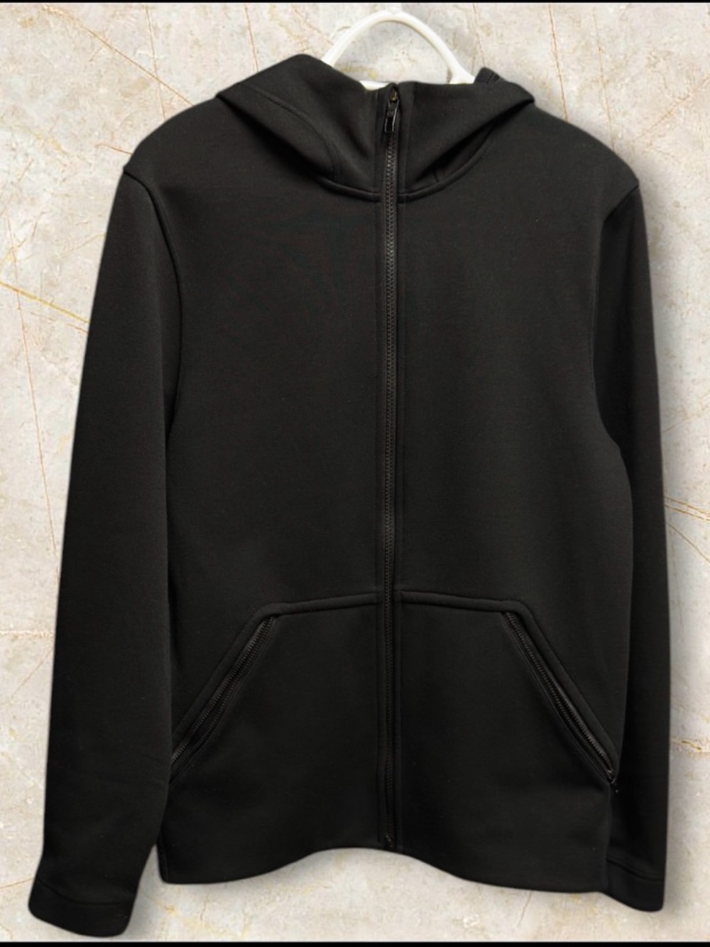 Men's Lululemon Hooded Two-way Zippered Hooded Warmup Jacket, Small